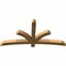 Ekena Millwork Davenport Rough Sawn Timber Gable Bracket, Western Red Cedar, 72"W x 36"H x 4"D x 4"F, 12/12 Pitch GBW072X36X0404DAV00RWR - alternate 5